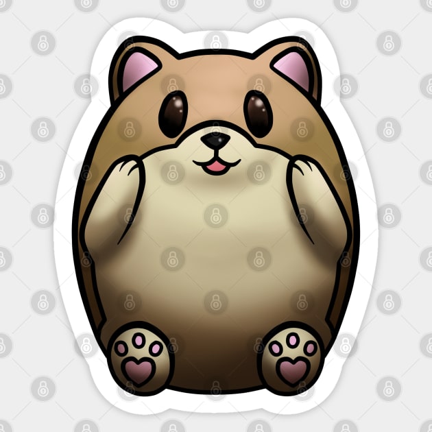 Fat Hamster Sticker by VanumChan